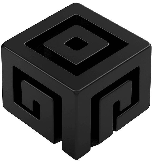 Brixol 3D brand mark — agentic AI infrastructure